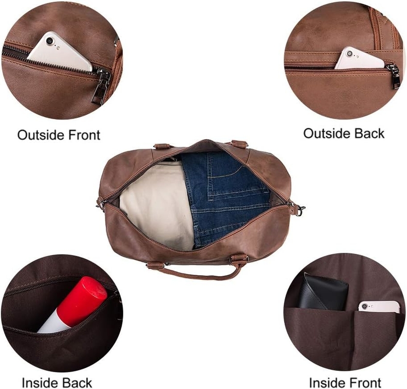 52L водонепроницаемая на ночь выходные торты носить на заказ Tote Duffel Travel Bag с сумкой для обуви