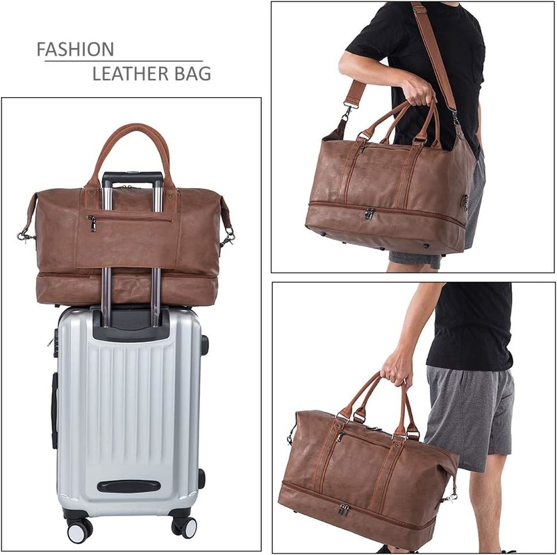 52L водонепроницаемая на ночь выходные торты носить на заказ Tote Duffel Travel Bag с сумкой для обуви
