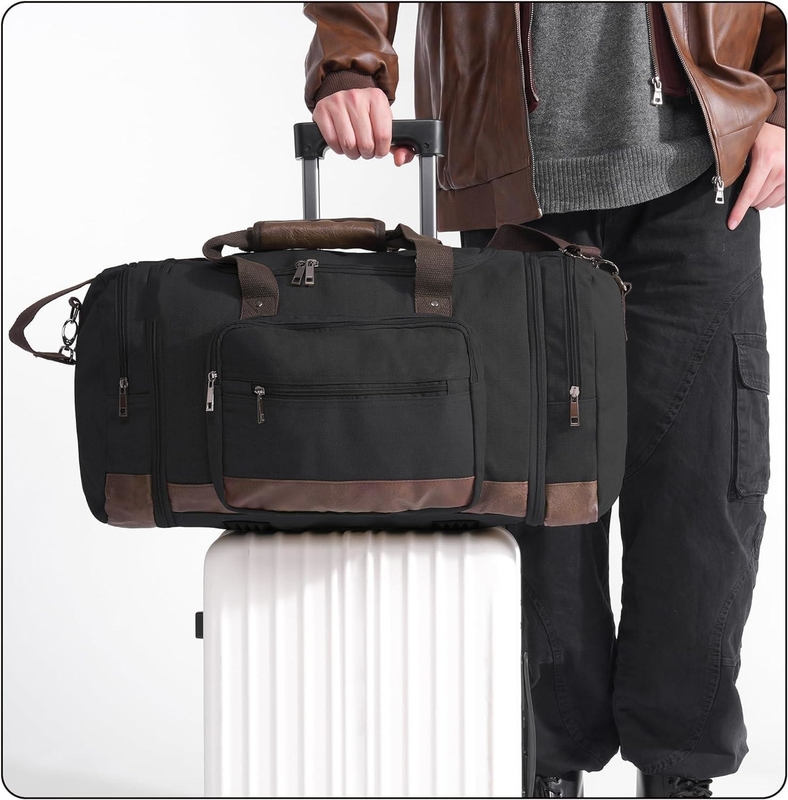 Полотно большая вместимость мужчины женщины сумка для путешествий carry on travel bag с YKK Zipper