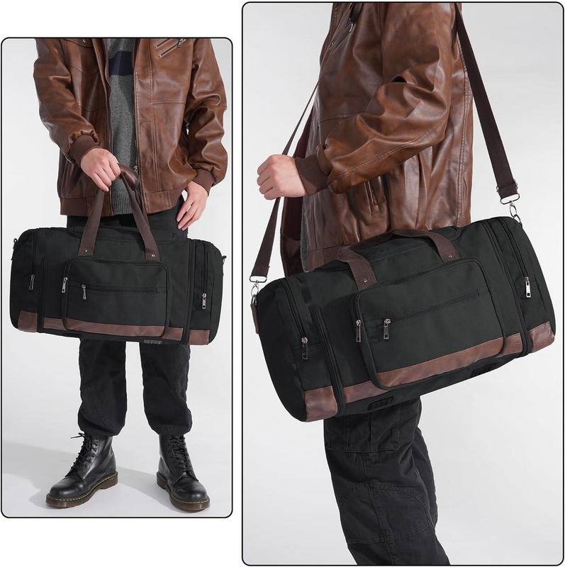 Полотно большая вместимость мужчины женщины сумка для путешествий carry on travel bag с YKK Zipper